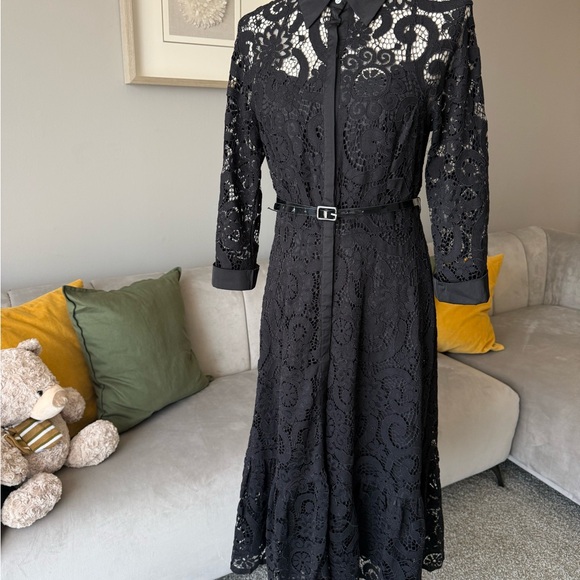 Nannette Black Lace Long Sleeve Dress - Picture 2 of 6